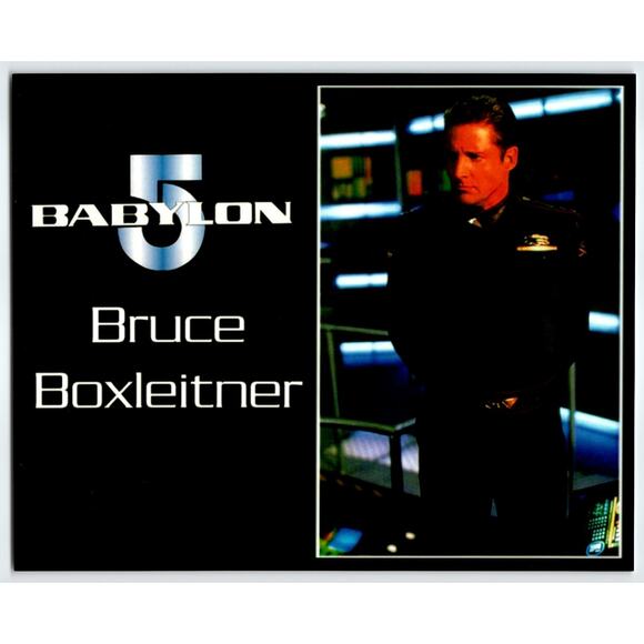 Babylon 5 Bruce Boxleitner 1990s Sci-Fi TV Press Photo - Picture 1 of 2